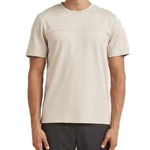 COS Men's Cream Sweat T-Shirt